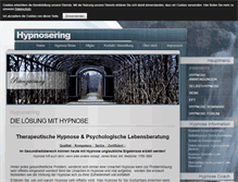 Tablet Screenshot of hypnosering.de
